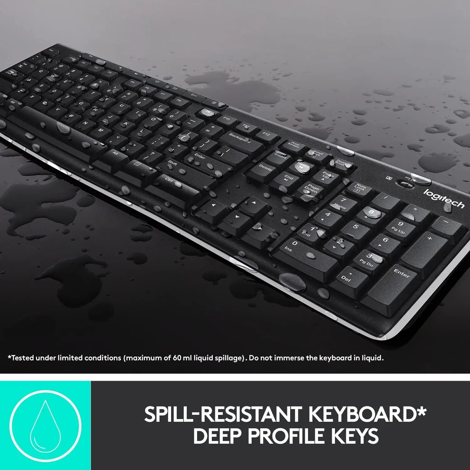 Logitech MK270 Wireless Keyboard & Mouse Combo – 2.4 GHz, Compact Design, 8 Multimedia Keys, 2-Year Battery Life, English/Arabic Layout – Great for PC and Laptop Gaming Logitech MK270 Wireless Keyboard & Mouse Combo – 2.4 GHz, Compact Design, 8 Multimedia Keys, 2-Year Battery Life, English/Arabic Layout – Great for PC and Laptop Gaming